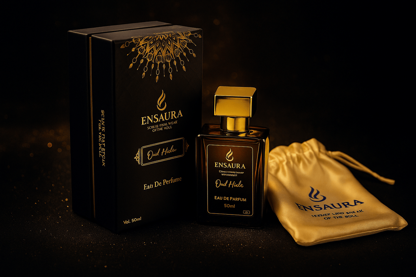 OUD HALO - MEN PERFUME - 50ML - ENSAURA
