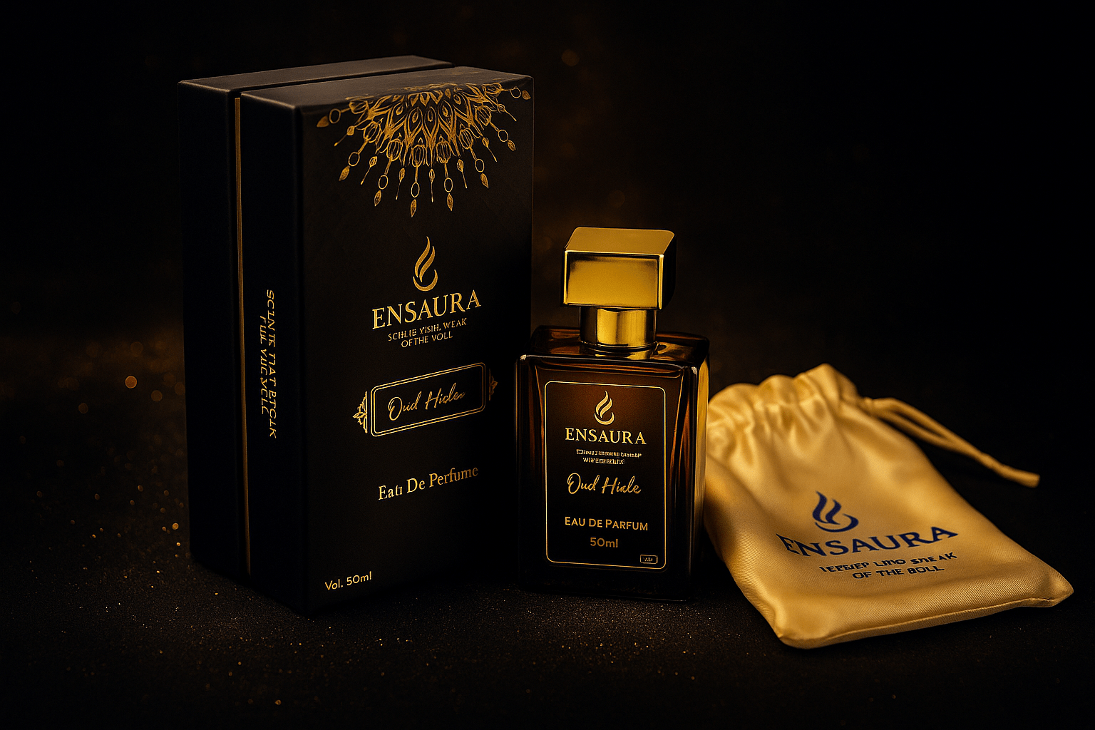 OUD HALO - MEN PERFUME - 50ML - ENSAURA