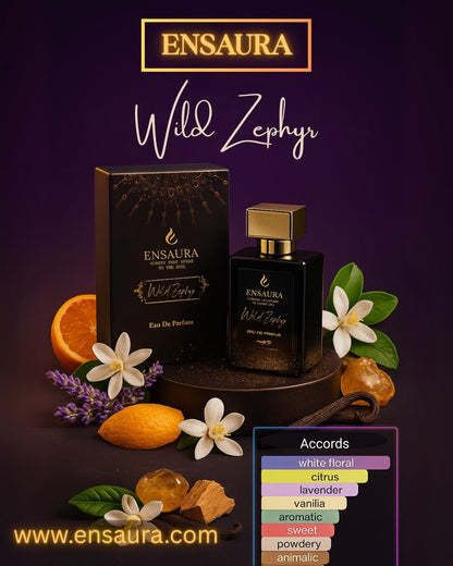 WILD ZEPHYR - WOMEN PERFUME - 50ML - ENSAURA