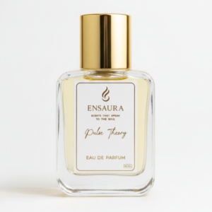 Ensaura Pulse Theory perfume bottle fresh aromatic long lasting fragrance